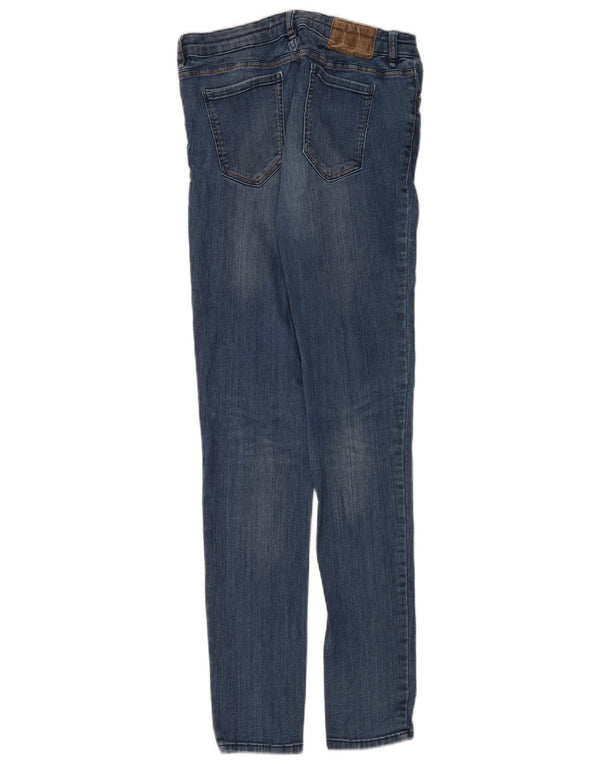 Zara Womens Trafaluc Distressed Skinny Jeans EU 42 Large W32 L32 Blue