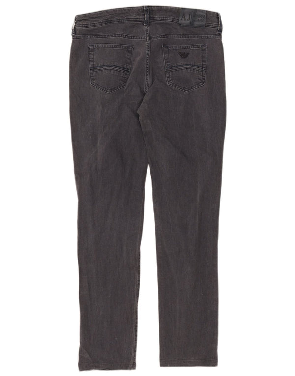 Jeans slim da donna ARMANI W30 L29 Grigio