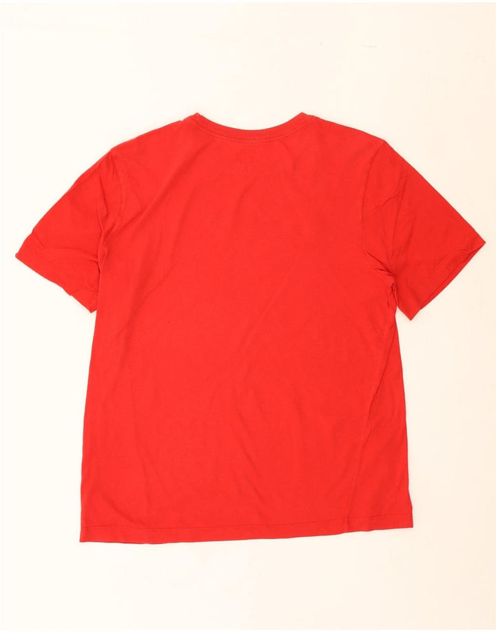 NIKE Mens Graphic T-Shirt Top Large Red Cotton Vintage Nike and Second-Hand Nike from Messina Hembry 