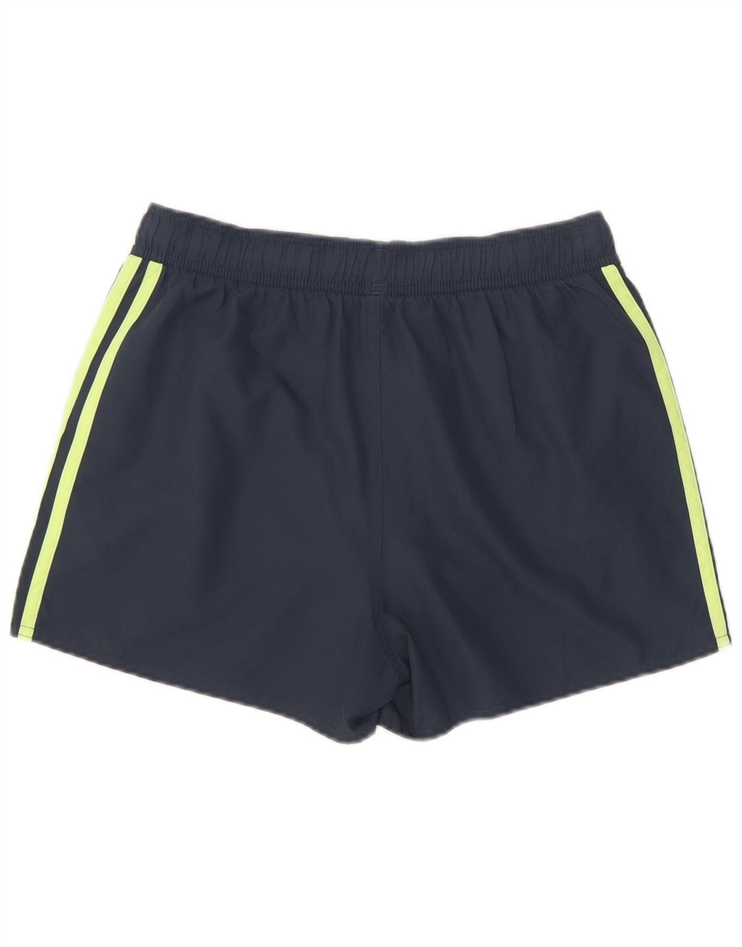 Pantaloncini sportivi da donna Adidas UK 10 Small blu navy in poliestere