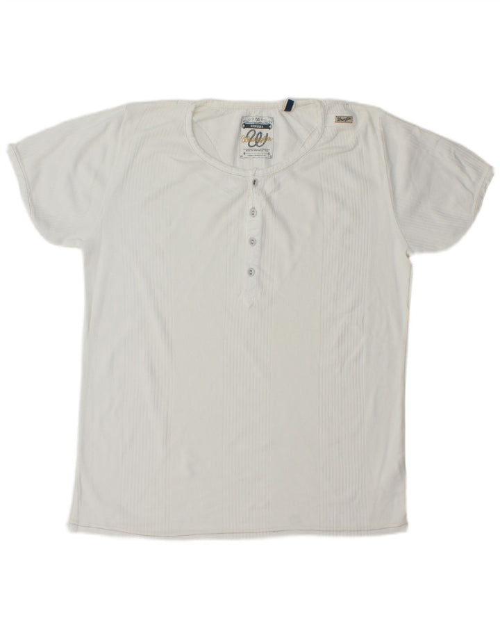 T-shirt da uomo Wrangler Top 2XL cotone bianco