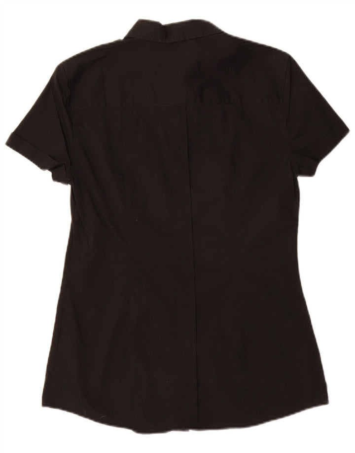 Camicia Donna Manica Corta Dolce & Gabbana IT 42 Cotone Nero Medio
