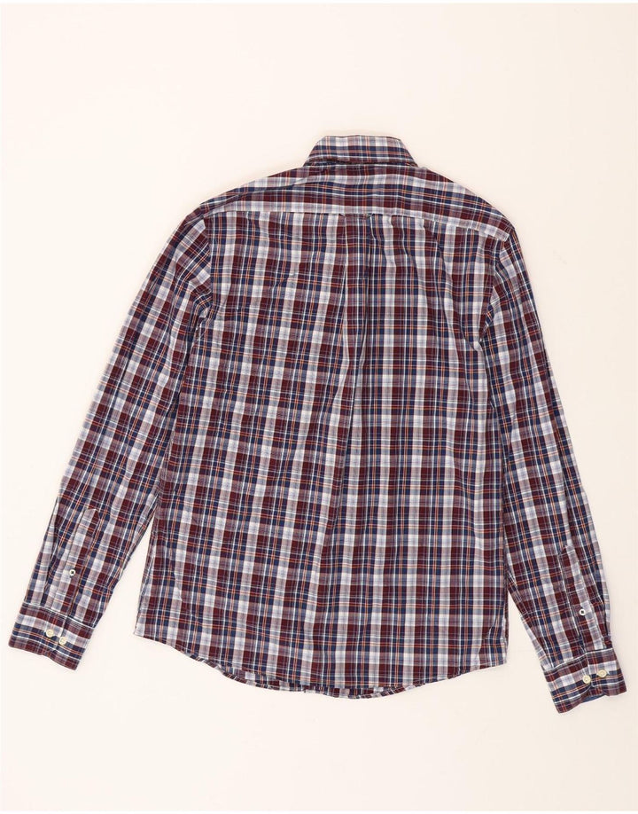 Camicia da uomo Izod in cotone a quadri multicolore medio