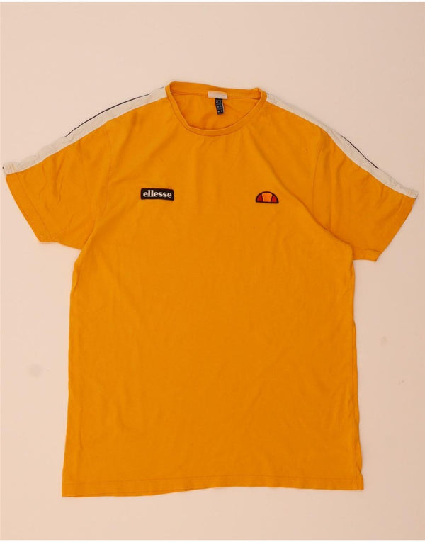 T-shirt da uomo Ellesse Top Large giallo color block
