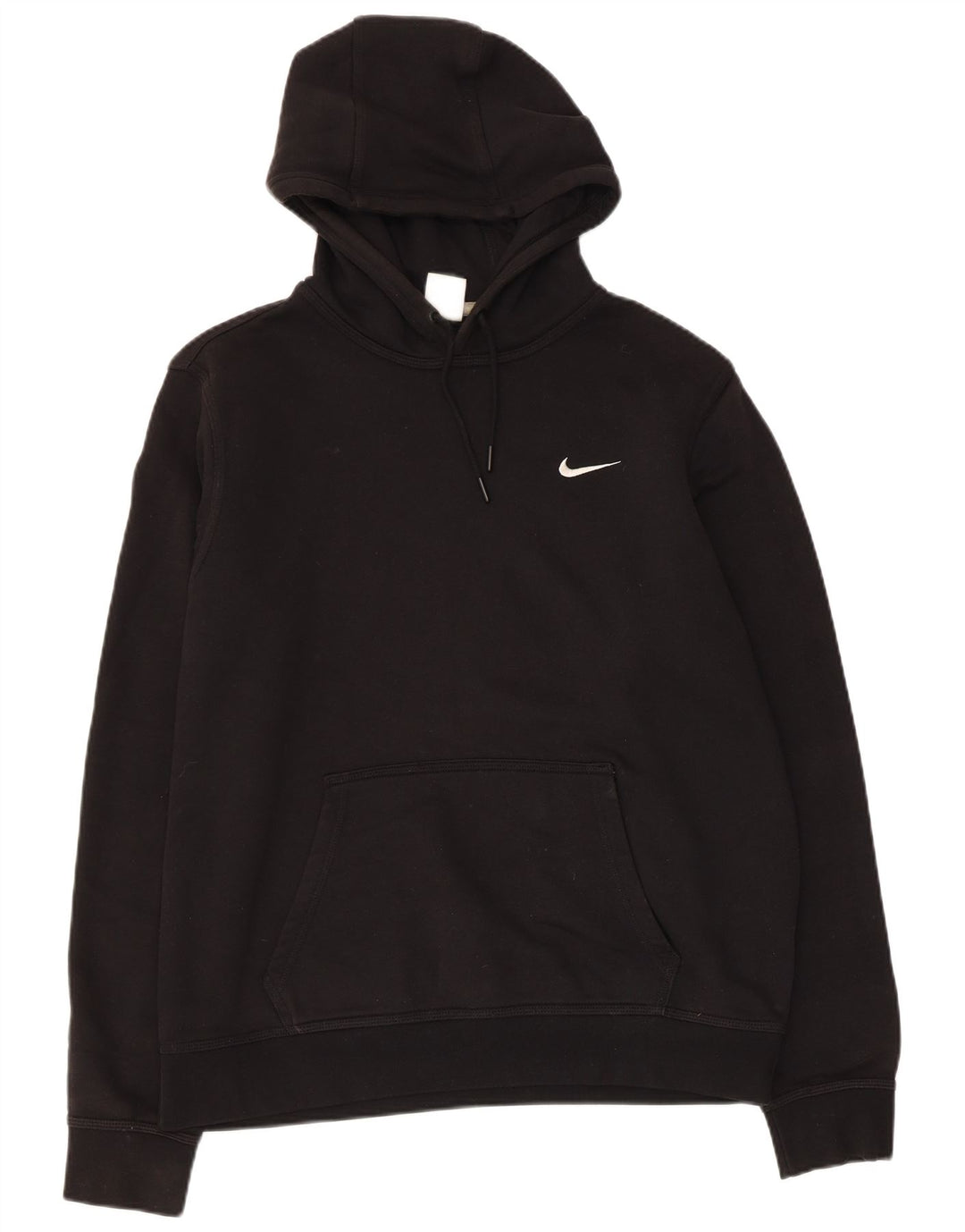 Felpa con cappuccio da uomo NIKE grande in cotone nero