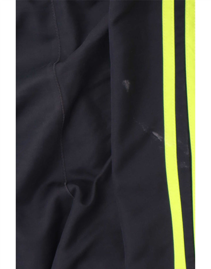 Pantaloni da tuta grafica da uomo Adidas Large in poliestere blu navy