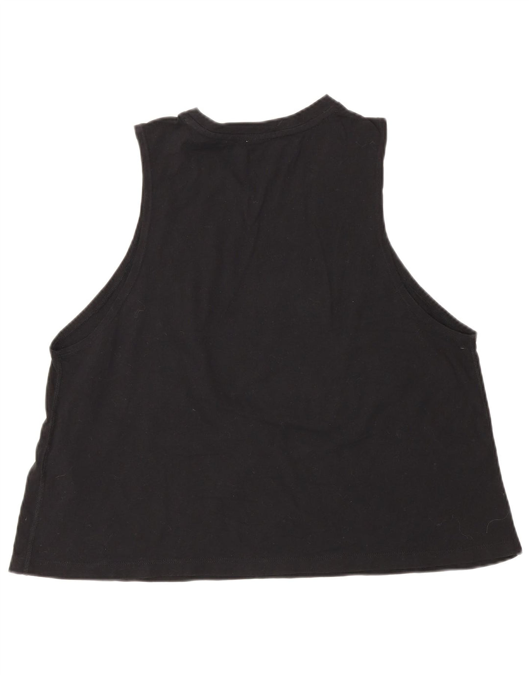 Canottiera grafica da donna Dkny UK 16 grande cotone nero