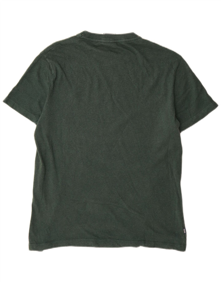 T-shirt da uomo Superdry Top in cotone verde medio