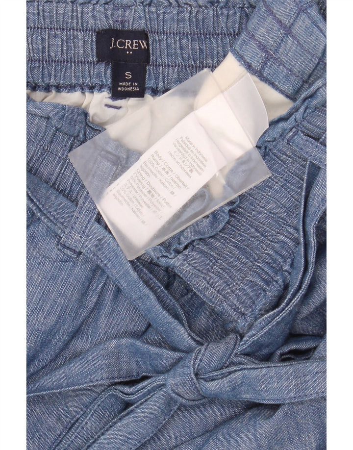 Gonna a trapezio da donna J. Crew piccola W30 in cotone blu