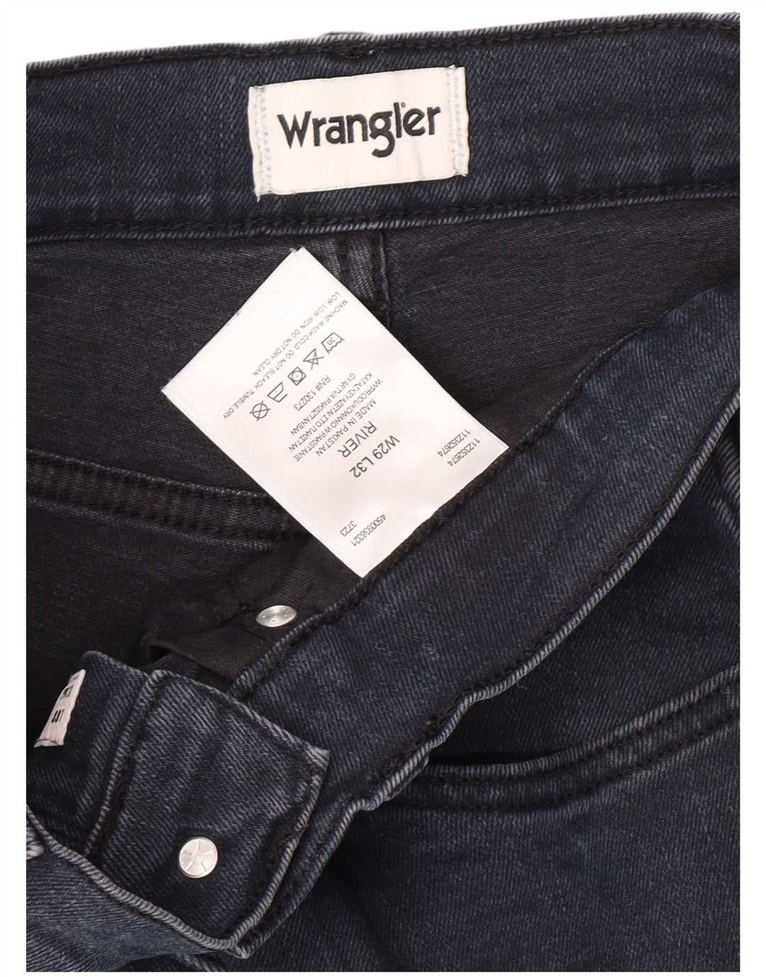 Jeans slim da uomo River WRANGLER W29 L29 cotone blu navy