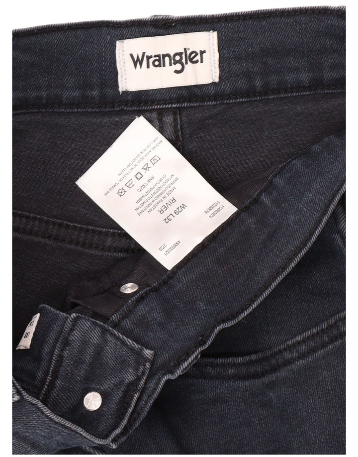 Jeans slim da uomo River WRANGLER W29 L29 cotone blu navy