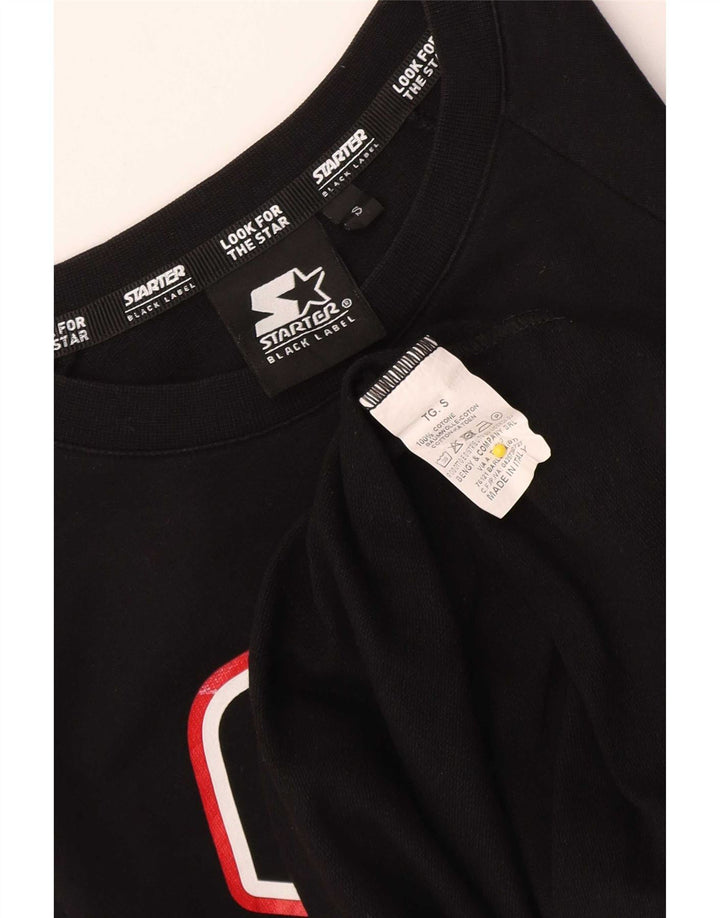 Felpa grafica da uomo Starter Maglione piccolo in cotone nero
