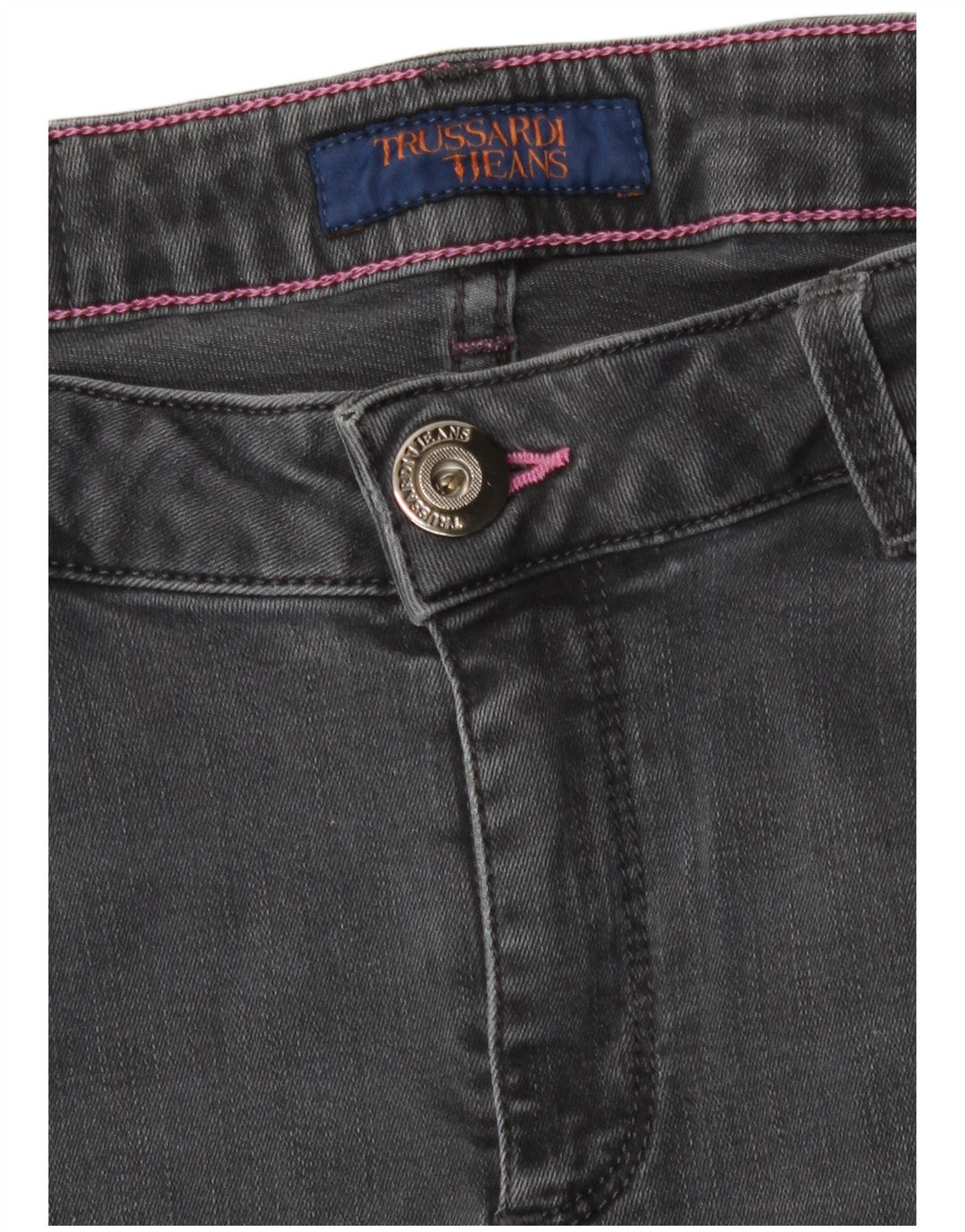 Jeans Skinny Donna Trussardi W28 L32 Cotone Grigio