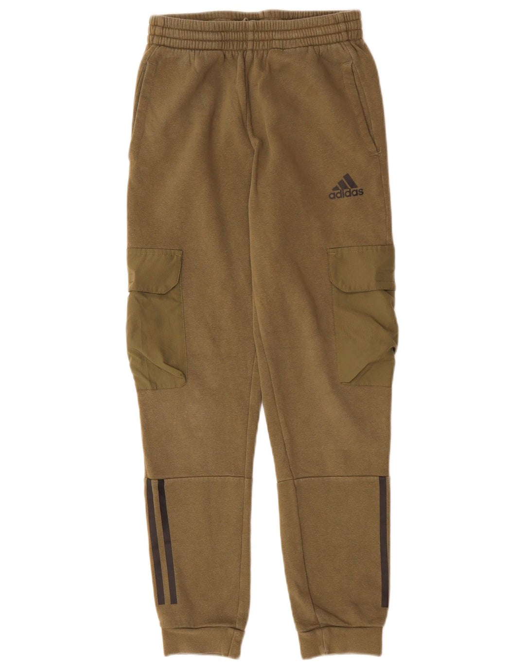 Pantaloni da tuta ADIDAS da ragazzo Cargo Joggers 11-12 anni in cotone kaki