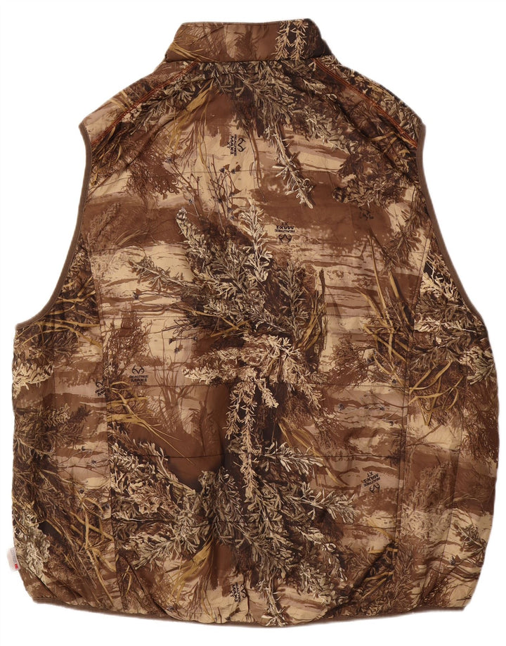 Gilet reversibile da uomo REALTREE IT 54/56 3XL Poliestere mimetico marrone