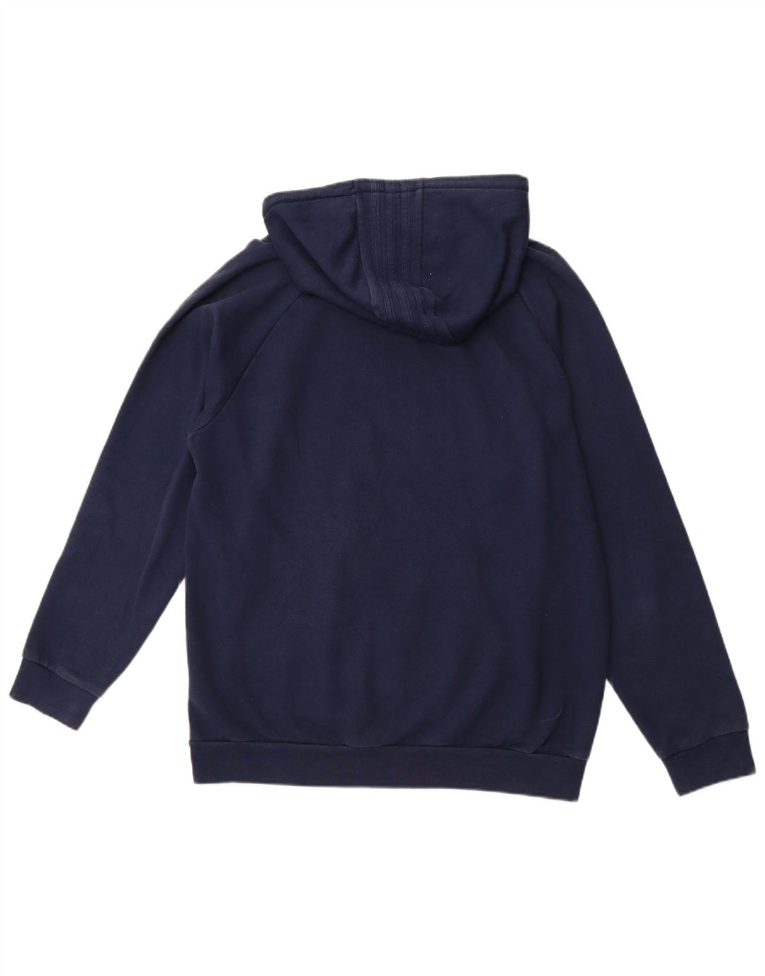 Maglione con cappuccio grafico da uomo ADIDAS grande in cotone blu navy
