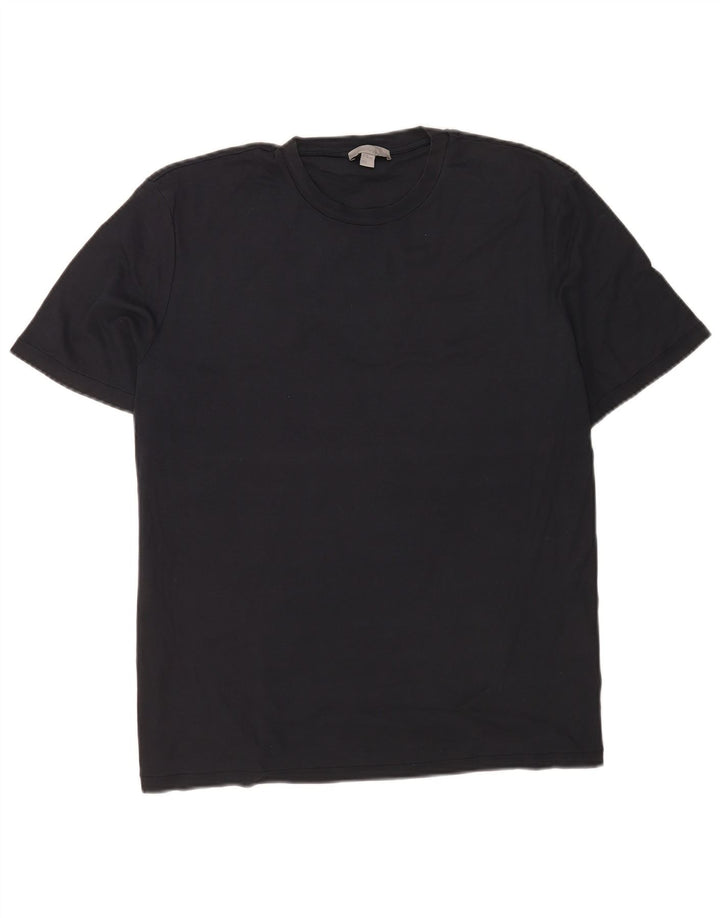 T-shirt da uomo Cos Top XL in cotone blu navy