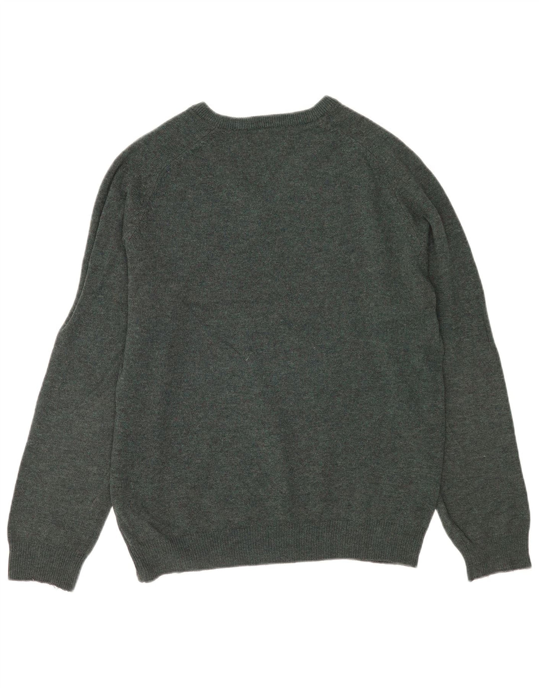 Maglione oversize con scollo a V da donna Marks & Spencer UK 16 grande verde