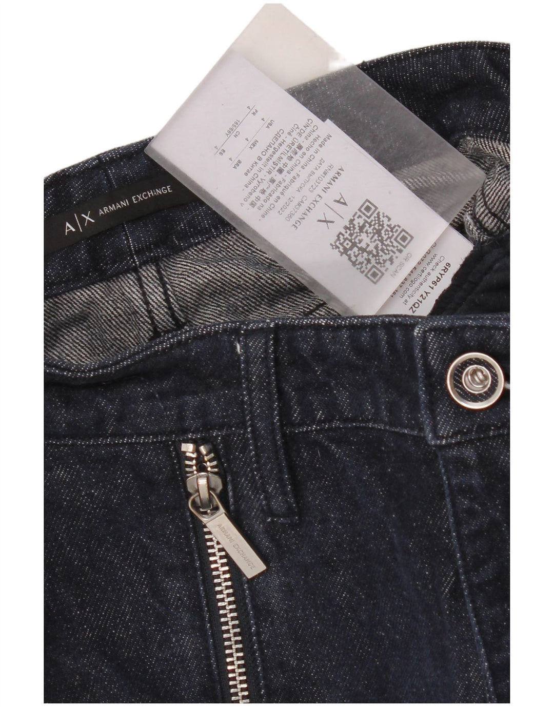 Jeans affusolati da donna Armani Exchange US 4 Small W26 L27 Blu navy