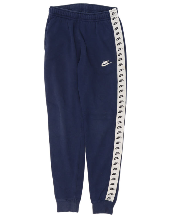 Pantaloni da tuta con grafica Nike da uomo Joggers XS Blu navy Colourblock
