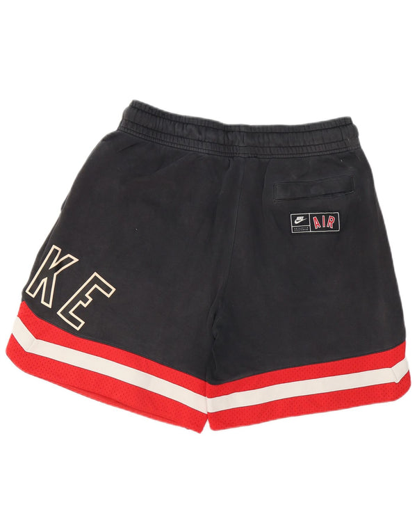 Adidas Mens Graphic Sport Shorts Large  Black Colourblock Cotton
