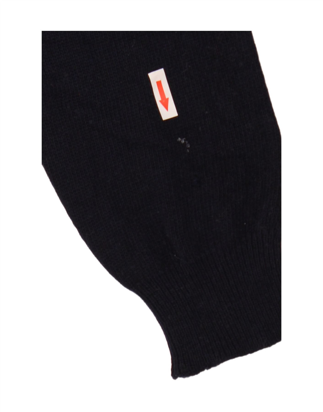 Maglione vintage da uomo girocollo, grande, blu navy, a rombi/diamante