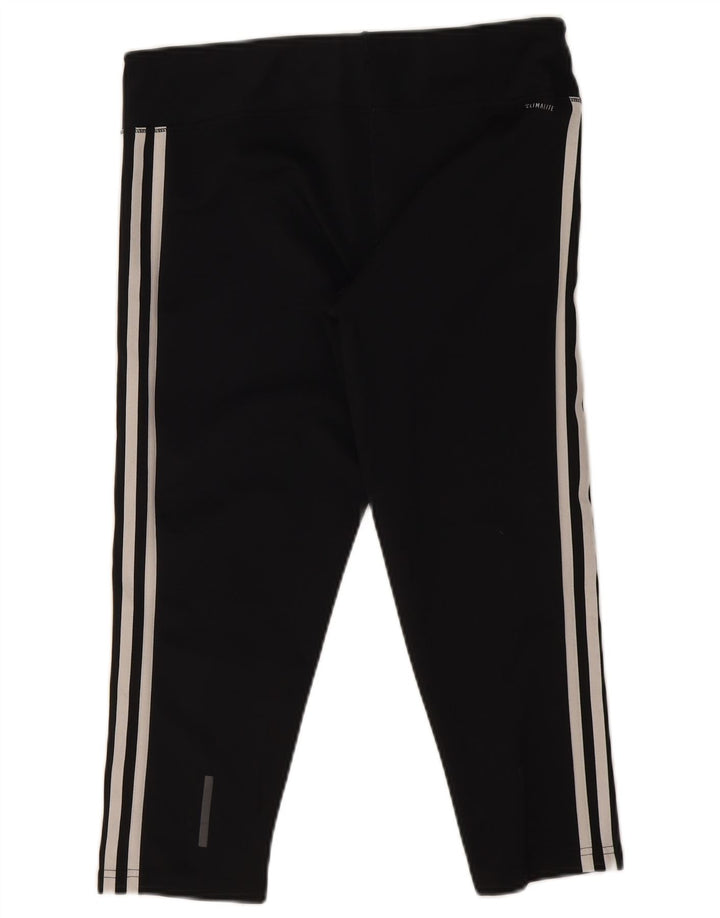 Leggings Adidas Climalite Capri da donna UK 16/18 Large Nero Poliestere