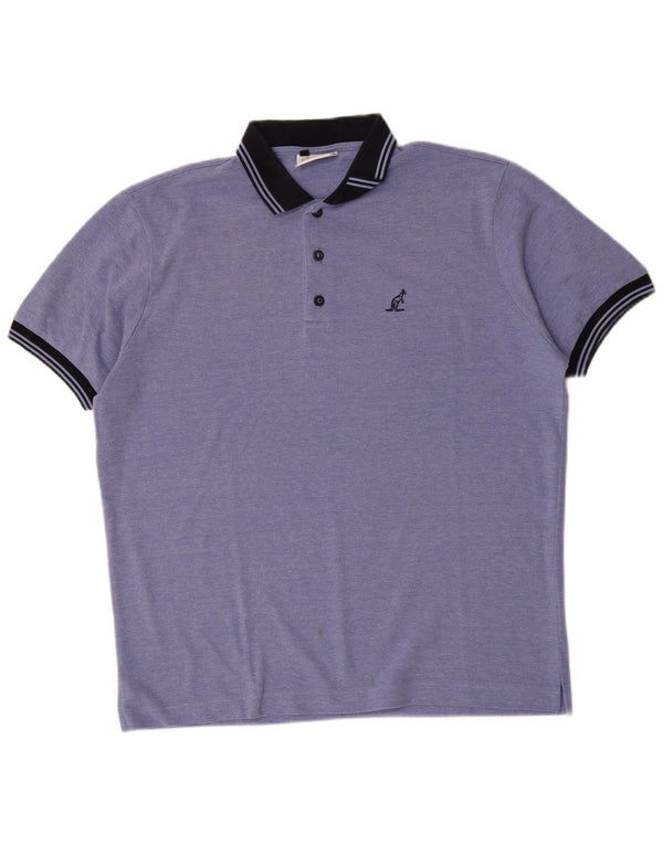 Polo Uomo AUSTRALIAN L'ALPINA IT 52 Large Blu Cotone