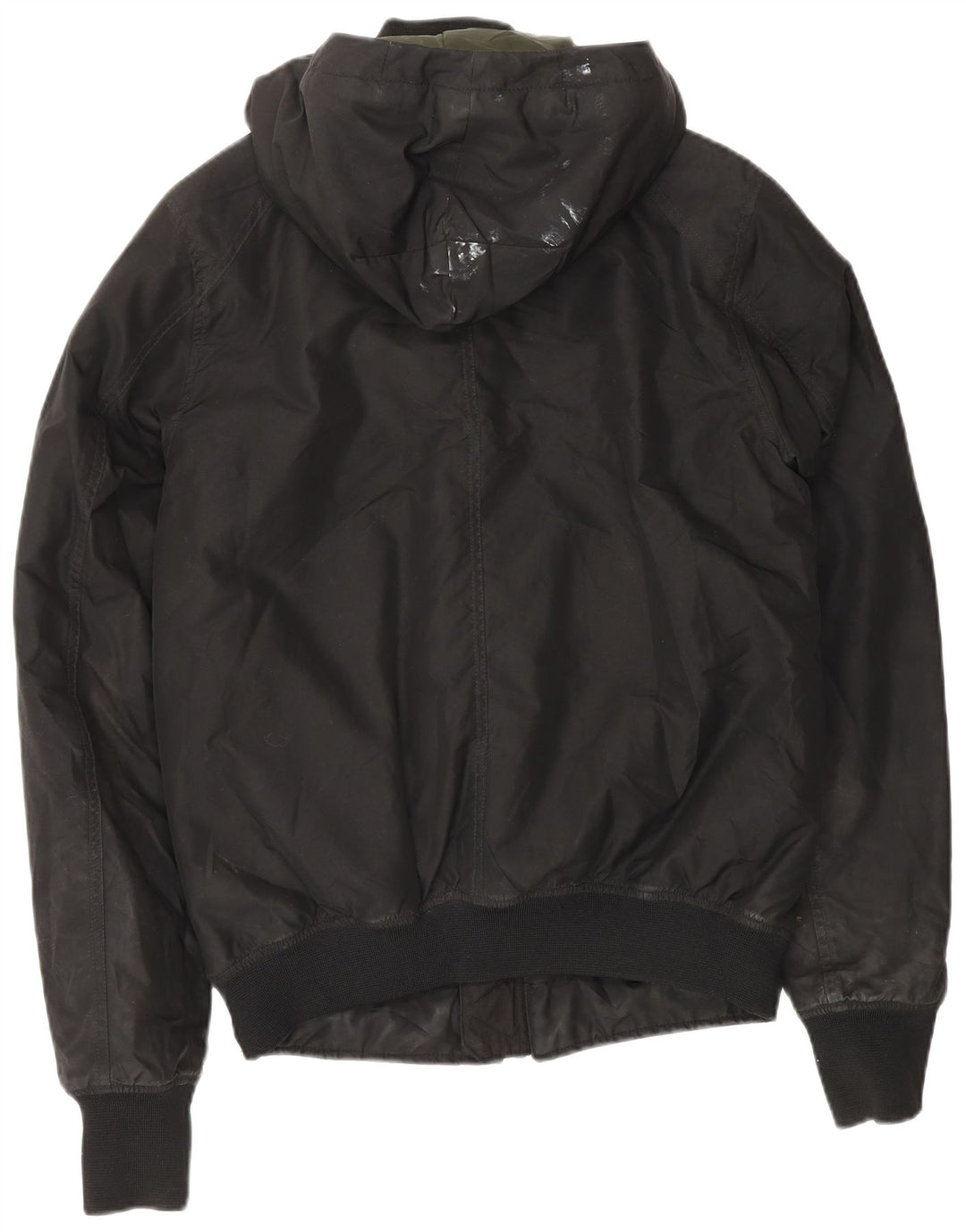 Giacca a vento con cappuccio da uomo G-Star UK 38 poliestere nero medio