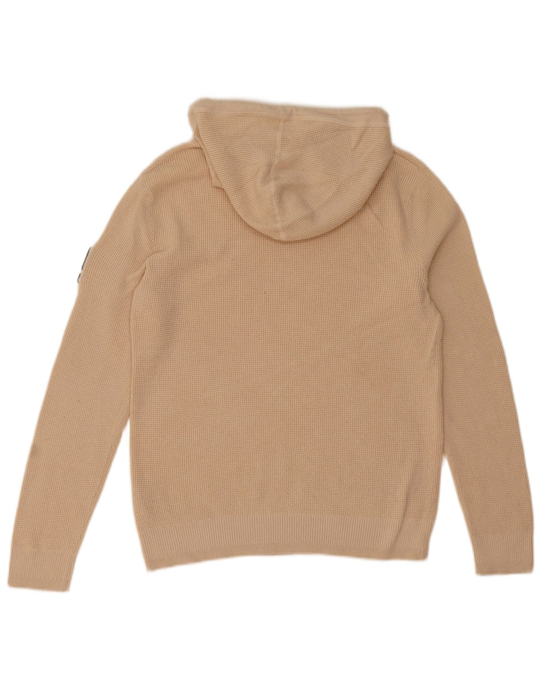 Maglione con cappuccio da uomo Jack & Jones piccolo in cotone beige