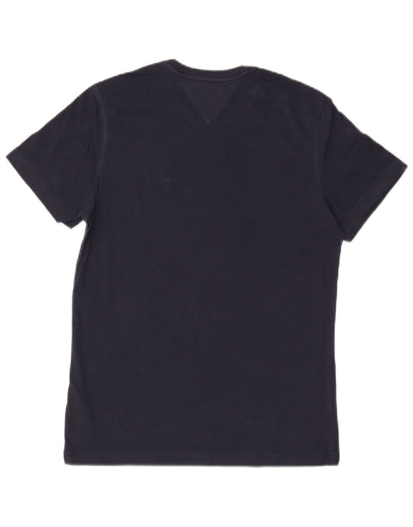 Tommy Hilfiger Mens T-Shirt Top Small Navy Blue Cotton