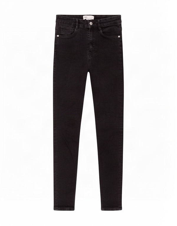 Jeans skinny da donna Zara EU 34 2XS W24 L28 Nero