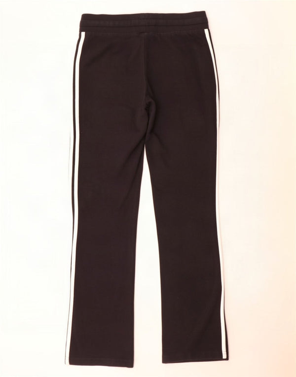 Pantaloni della tuta da donna Adidas UK 10 piccoli in cotone nero