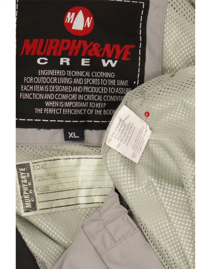 Giacca antipioggia da uomo Murphy & Nye UK 42 XL nylon grigio