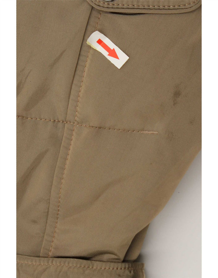 Piumino Donna Con Cappuccio Mabrun IT 44 Beige Medio Poliammide