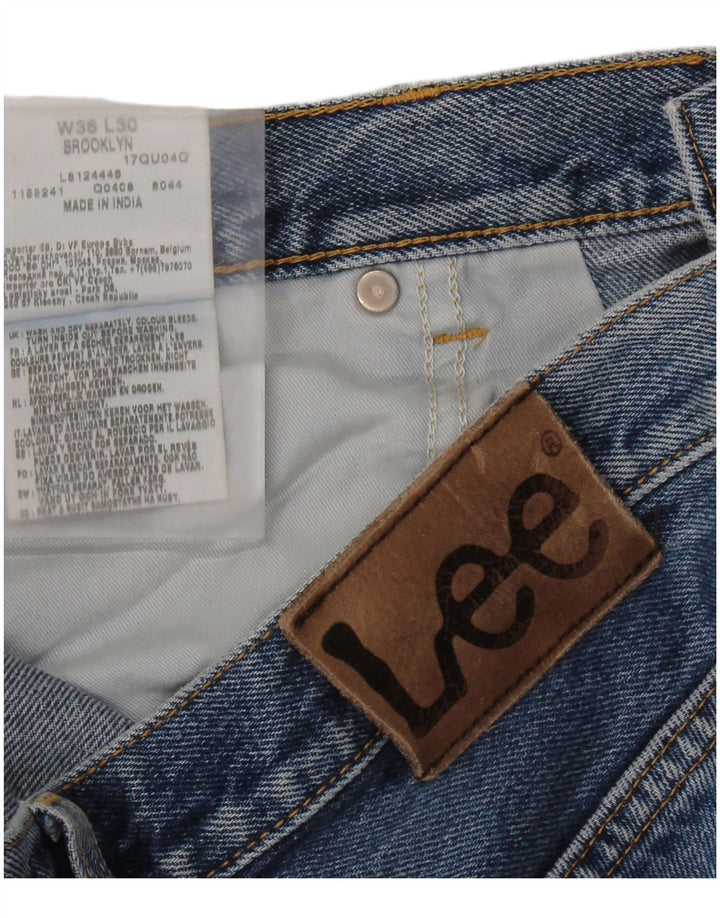 Jeans dritti da uomo LEE Brooklyn W36 L30 cotone blu