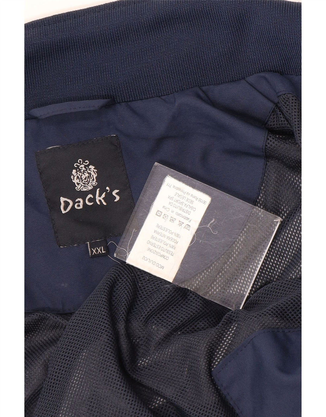 Giubbotto bomber da uomo Dack's UK 44 2XL Poliestere blu navy