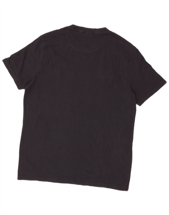 T-shirt grafica da uomo CHAMPION Top grande nera