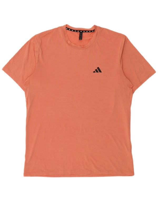 Maglietta Adidas Aeroready da uomo, grande, in poliestere rosa