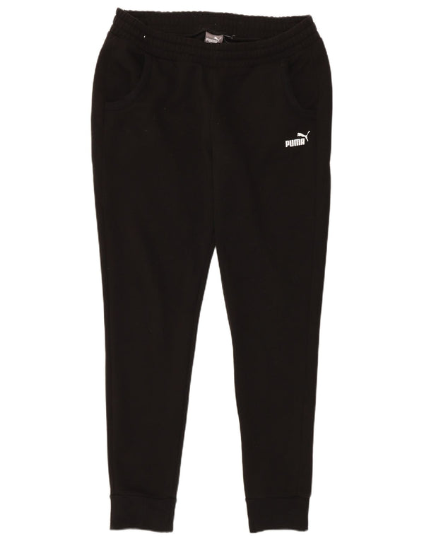 Pantaloni da tuta da donna Puma Joggers UK 16 Large Nero Cotone