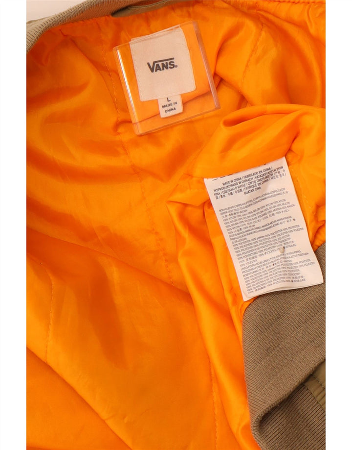 Giubbotto bomber da bambino VANS 12-13 anni Large in nylon kaki