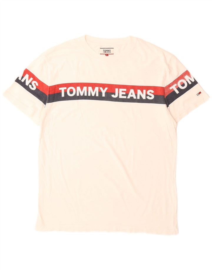 T-shirt grafica da uomo Tommy Hilfiger Top bianco medio