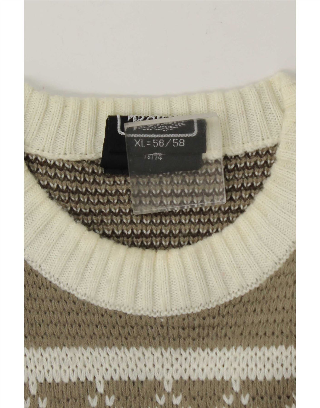 C&A Maglione girocollo da uomo IT 56/58 XL Fair Isle multicolore