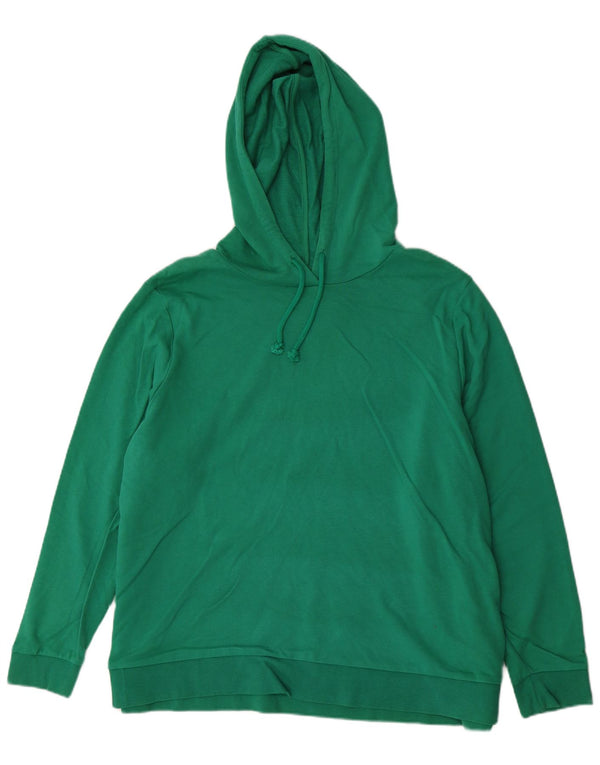 Maglione con cappuccio da donna Marks & Spencer UK 24 4XL cotone verde