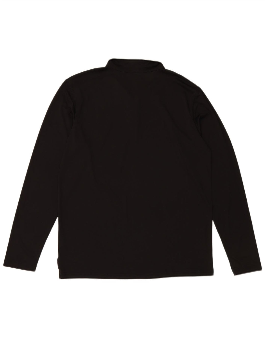 DKNY Tuta da uomo pullover con zip e collo, grande, in poliestere nero