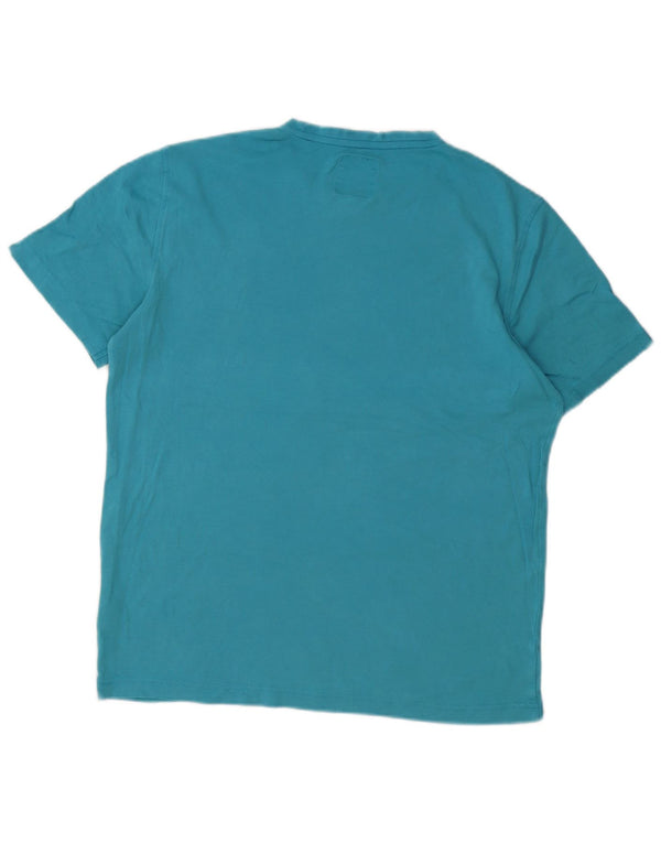 Crew Clothing Mens T-Shirt Top Medium Blue Cotton