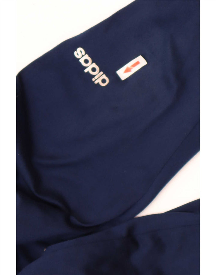 Pantaloni della tuta Adidas Climalite da ragazzo 7-8 anni in poliestere blu navy