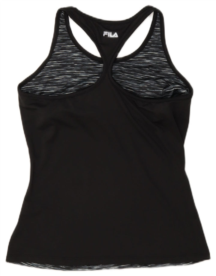 Canotta da donna Adidas UK 12 poliestere chiazzato nero medio