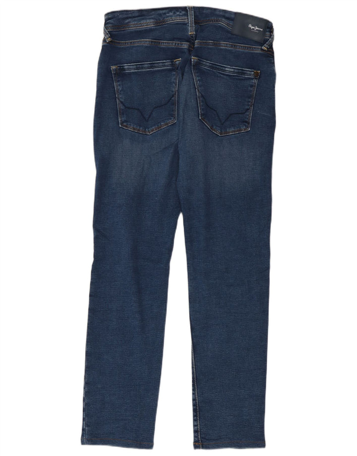 PEPE Jeans Donna Slim W28 L28 Blu Cotone