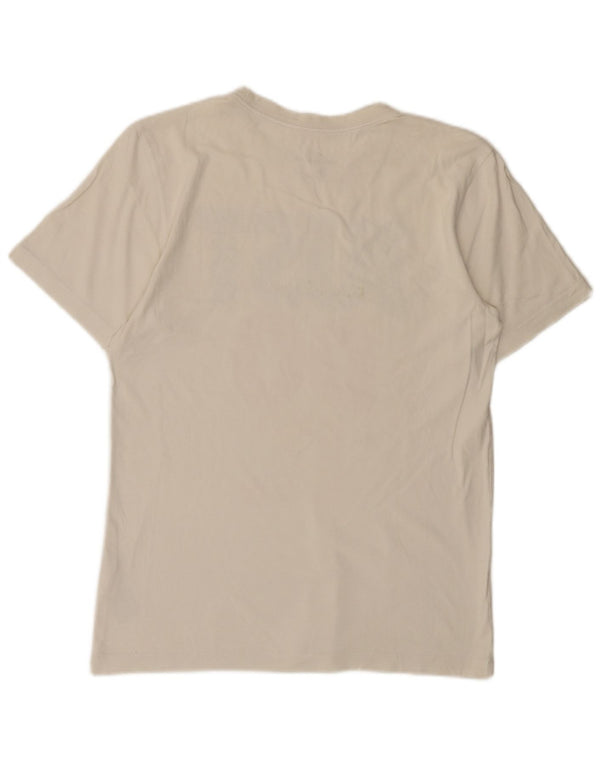 T-shirt grafica da uomo Nike Top Small in cotone bianco